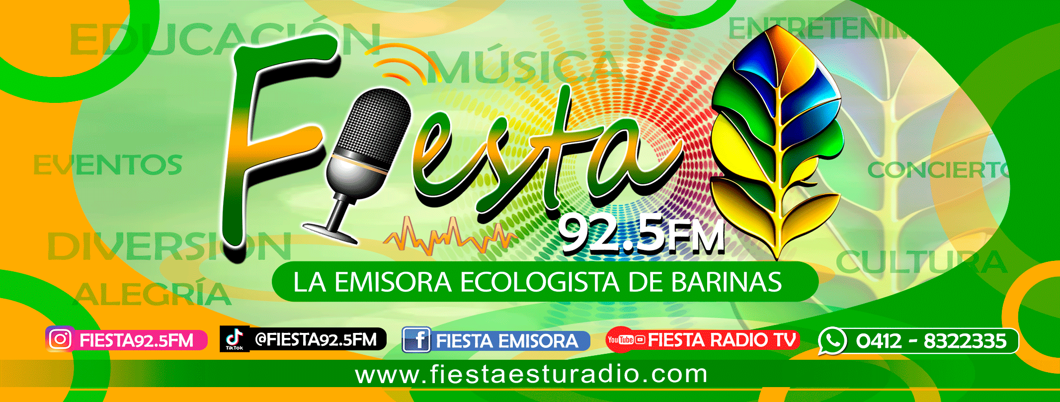 fiesta 952 fm Barinas Venezuela radio tv